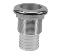 Ciieeo Stainless Steel Boat Drain Plug Fitting Floor Drain Valve for Yachts and Canoes Easy Tool Installation Yacht Accessory