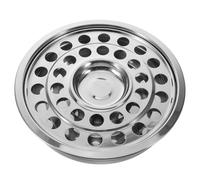 Ciieeo Stainless Steel Communion Tray Holds 32 Cups with High Capacity Design and Portable Feature, Easy to Clean round Sacrament Plate Suitable for Wedding Communion Ceremony and Parties