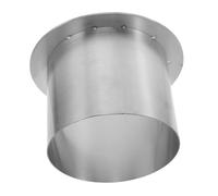 Ciieeo Stainless Steel Embedded Trash Grommet Recessed Countertop Waste Chute for Kitchen Office Bathroom Space Saving Waste Disposal with Open Design for Easy Recycling and Modern