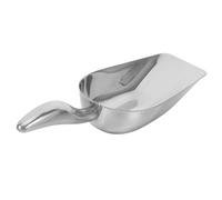 Ciieeo Stainless Steel Flat Metal Food Scoop Flat Bottom for Ice and Flour Sturdy Ice Scooper Versatile Kitchen Tool Resisting Daily Wear