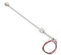 Ciieeo Stainless Steel Float Switch Water Level Transducer Double Point Sensor 400Mm Liquid Level Monitor for Tank and Aquarium Control