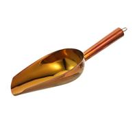 Ciieeo Stainless Steel Ice Scoop for Freezer with Ergonomic Round Handle and Space Saving Hook Multipurpose Food Scoop for Ice Flour Grains Candy and Protein Powders Efficient Kitchen and