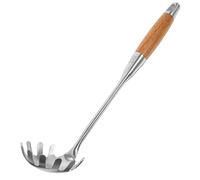 Ciieeo Stainless Steel Pasta Server Spoon with Hollow Design for Easy Noodle Straining Kitchen Utensil Resistant to Wear and Breakage Easy to Clean Spaghetti Serving Tool for Home Cooking