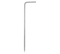 Ciieeo Stainless Steel Silver Grounding Rod with Rapid Conductivity and High Flash Capture Efficiency, Galvanized Earthing Stake Sturdy for Electric Fence Systems and Antenna Protection