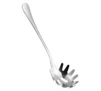 Ciieeo Stainless Steel Spaghetti Server Spoon with Hollow Design for Easy Pasta and Noodle Straining Ergonomic Smooth Surface Kitchen Ladle for Convenient Serving