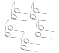 Ciieeo Stainless Steel Torsion Springs and Minimizing Frequent Replacements 5pcs for Electric Water Kettle Lid Repair, Sturdy Wire Springs for Routine Kettle Maintenance in Restaurants