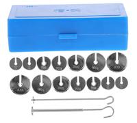 Ciieeo Steel Slotted Mass Weights Easy to Clean for Weight Determination Smooth Edges Laboratory Balance Testing Lab Science Experiments
