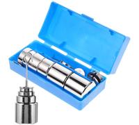 Ciieeo Steel Slotted Weights Set for Laboratory Physics Experiments with Hanger and Storage Case, Metal Slotted Masses for High School Mechanics Teaching Equipment