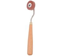 Ciieeo Sturdy Ink Roller Brayer for Art Printmaking and DIY Painting, Soft Rubber and Wood Material with Comfortable Touch Feel and Good Elasticity, Brown Printmaking Stamping Roller