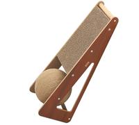 Ciieeo Sturdy Sisal Cat Scratching Ball and Board Combo, Small Scratch-Resisting Kitten Accessory for Indoor Floor Use, Household Cat for Claw Maintenance and Play