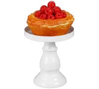 Ciieeo Stylish Alloy Cake Display Tray with Wear-resistant Surface Long Serving Time Cake Stand for Wedding Food Serving and Party Use Simple Design