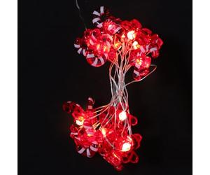 Ciieeo Sweet Christmas Tree String Lights Candy Cane Decor Outdoor Fairy Lights for Garden Decor