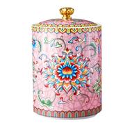 Ciieeo Tea Canister Tea Leaf Storage Jar Storage Jar with Lid Sealed Container for Loose Leaf Ceramic Canister Decorative Tin for Kitchen Home Decor 2.91 X 2.91 X 4.02 in