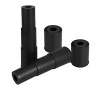 Ciieeo Telescoping Cylinder Dust Cover 4Pcs for Office Chair Gas Lift Three-Section Non-Slip Plastic Protection Accessory Suitable for Desk and Swivel Chairs