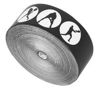 Ciieeo Tennis Racket Frame Protector Tape Black with Weighted Edge Guard, Sturdy Protective Cover for Racquet Head, Suitable for Tennis and Pickleball Accessories