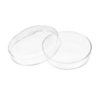 Ciieeo Thickened Glass Petri Dish with Lid High Borosilicate Culture Plate for Laboratory Science Experiments Microbiology Agar Studies