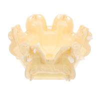 Ciieeo Thickened Plastic European Style Flower Pot Base Mold for DIY Crafts Hexagonal Concrete Bonsai Planter Mold for Indoor and Outdoor Use