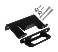Ciieeo Trailer Wire Harness Bracket for 4-Way Flat Trailer Plug Holders with Thickened Metal Construction and Antislip Clips Black Sturdy Mounting Bracket and Towing Operations