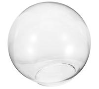 Ciieeo Transparent Globe Glass Lampshade, Decorative Light Cover for Ceiling Lights, Easy to Replace and Clean, Ideal for Living Room, Bedroom, Dining Room, 15cm Diameter, 7cm Opening