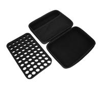 Ciieeo Travel Friendly Essential Oil Case 60-Grid Nylon Organizer Bag Holds 60 Bottles of 10ml Or 15ml with Shockproof Foam Inserts and Handle for Everyday Organization Or Travel