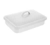 Ciieeo Tray Bake Tin Enamel Baking Tray Oven Safe Non-Stick Multifunctional Baking Pan for Kitchen Restaurant