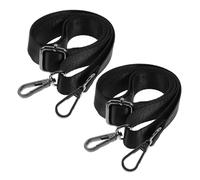 Ciieeo Two Adjustable Elastic Horse Blanket Leg Straps with Sturdy Gunmetal Snaps for Turnout Rug Use