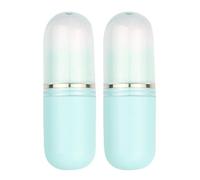 Ciieeo Two Brushes Capsule Shape Makeup Brush Set with Ultrasoft Bristles Abs Material Sl ashionable Design Soft Comfortable Portable for Travel and On-the-go Touch-ups for Makeup