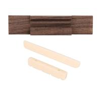 Ciieeo Ukulele Bridge Nut Replacement Set Rosewood Parts for String Instrument Repair and DIY Kit for Ukulele Owners
