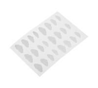 Ciieeo Ukulele Fretboard Stickers Cloud Shaped Guitar Fretboard Decals Silver Plastic Unique Stylish Design Resistant to Fading Easy Installation for DIY Your Instrument Music Instrument