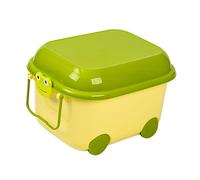 Ciieeo Under Bed Storage Boxes Boys and Girls Toy Storage Bins Handle Locking Lid and Cartoon Design Plastic Organizers for Toys