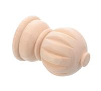 Ciieeo Unfinished Wooden Baluster Spindles for DIY Handrail Elegant Pumpkin Shaped Staircase Posts Crafting Decor for European Style Interiors