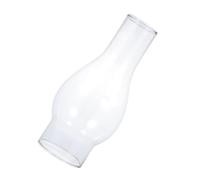 Ciieeo Unique Glass Lamp Shade for Kerosene and Candle Lamps, Stylish Delicate Glass Cover Softens Light and Creates Warm Atmosphere, for Home and Hotel Decor
