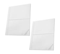 Ciieeo Universal 3-Ring Banknote Album Pages, 20pcs (2 Packs) Currency Collecting Sleeves with 2 Rows Per Page, Banknote Storage Sheets for Collectors and Money Handling