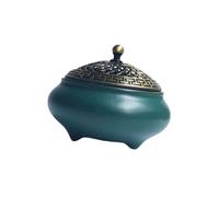 Ciieeo Vintage Ceramic Incense Burner Delicate Censer Aroma Stove for Home Meditation Bedroom Study Yoga with Fireproof Design and Elegant