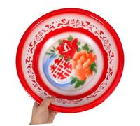 Ciieeo Vintage Large Enamel Mixing Bowl Thickened Enamel Basin for Kitchen Retro Salad Serving and Washing Easy to Clean Enamelware with Spacious Interior for Versatile Home Use