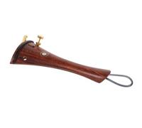Ciieeo Violin Tailpiece for Precise String Tuning with Integrated Metal Fine Tuners 4/4 Size Rosewood Tailpiece with Tailgut, Fish Eye Style and Smooth Handmade Finish, Sturdy Accessory