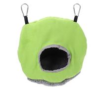 Ciieeo Warm Parrot House Plush Nest for Indoor and Outdoor Use, Soft Birds Hammock Providing Play and Rest Area for Pet Birds in Living Space Random Color