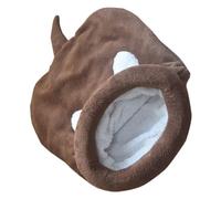 Ciieeo Warm Pet for Small Dogs and Cats in Coffee Fabric, Convenient Mini Style Bed House for Comfortable Sleep and Cozy Rest
