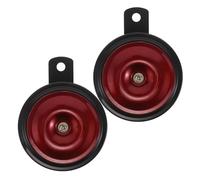 Ciieeo Waterproof 12V Motorcycle Horn 2Pcs Loud Electric Air Horn Universal Mini Speaker for Scooter Dirt Bike Atv Bike