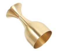 Ciieeo Wear Resistant Metal Offering Cup Goblet High Decorative Footed Chalice for Buddhist Rituals Home and Temple Use