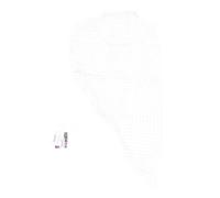 Ciieeo Wedding Balloon Organizer 51'' Heart-shaped Drop Net for Memorable Events
