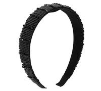 Ciieeo Wedding Wide Headband Rhinestone Headband Accessory for Girl Lightweight Black Elegant Simple Design Practical Fine Workmanship for Everyday Use
