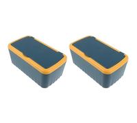 Ciieeo Wet Wipes Dispenser Box with Lid 8.7 Inch Portable Tissue Holder for Home Bathroom and Office Compact Napkin Organizer