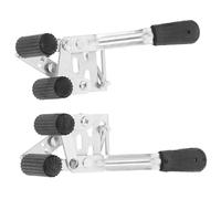 Ciieeo Wheelchair Hand Brake Fixed Clamp Pair with Side Screw Mount Anti-Slip Manual Wheelchair Brake Accessory for Rear Wheel Lock for Mobility Safety