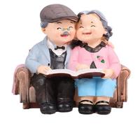 Ciieeo Willow Tree Grandparents Lover Figurines Grandma Romantic Couples Statue Color
