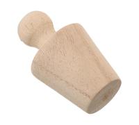 Ciieeo Wood Cork Stopper Replacement for Wine Barrel and Mini Bottle, Ergonomic Tapered Shape Resists Deformation and Cracking, Rustic Style Wooden Plug for Long-Term and Cool Storage
