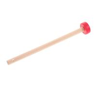 Ciieeo Wood Mallet with Rubber Tip, Medium Size Square round Head Percussion Hammer with Hardwood Handle for Gong and Xylophone Music Instruments Accessories