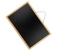 Ciieeo Wooden Double-Sided Chalkboard 20x30cm Black and White Magnetic Message Board with Hanging Rope for Coffee Shops, Offices, Classroom Notes and Drawing