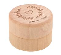 Ciieeo Wooden Keepsake Box Newborn Remembrance Box for Umbilical Cord Storage with Silent Opening and Splinterfree Finish, Elegant Decorative for Nursery Dresser or Bedside Table