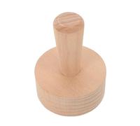 Ciieeo Wooden Pastry Pusher with Removable Bottom Round Tart Tamper for French Tarts Non Stick Beechwood Mold and Easy to Clean for Home Bakers and Professional Chefs
